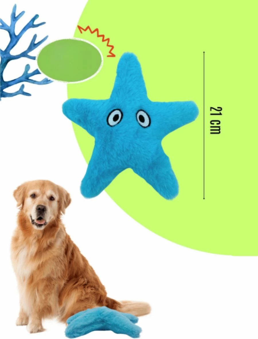 Lodër pelushi për qen, Paws & Whiskers, Havhav 1018, blu, 21cm