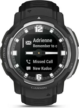 Smartwatch Garmin Instinct Crossover - Standard Edition, MIP, GPS, 65 g, e zezë