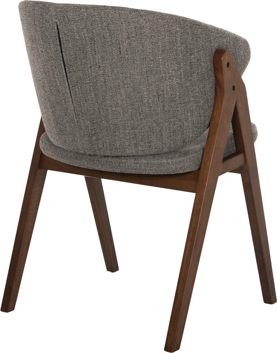 Karrige për ngrënie HANA FH9746.02 dru gome ngjyrë arre-stof ngjyrë gri 55x60x84H cm., set prej 2 copë
