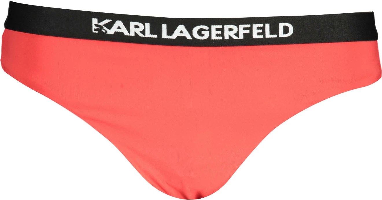 Bikine KARL LAGERFELD BEACHWEAR femra, të kuqe