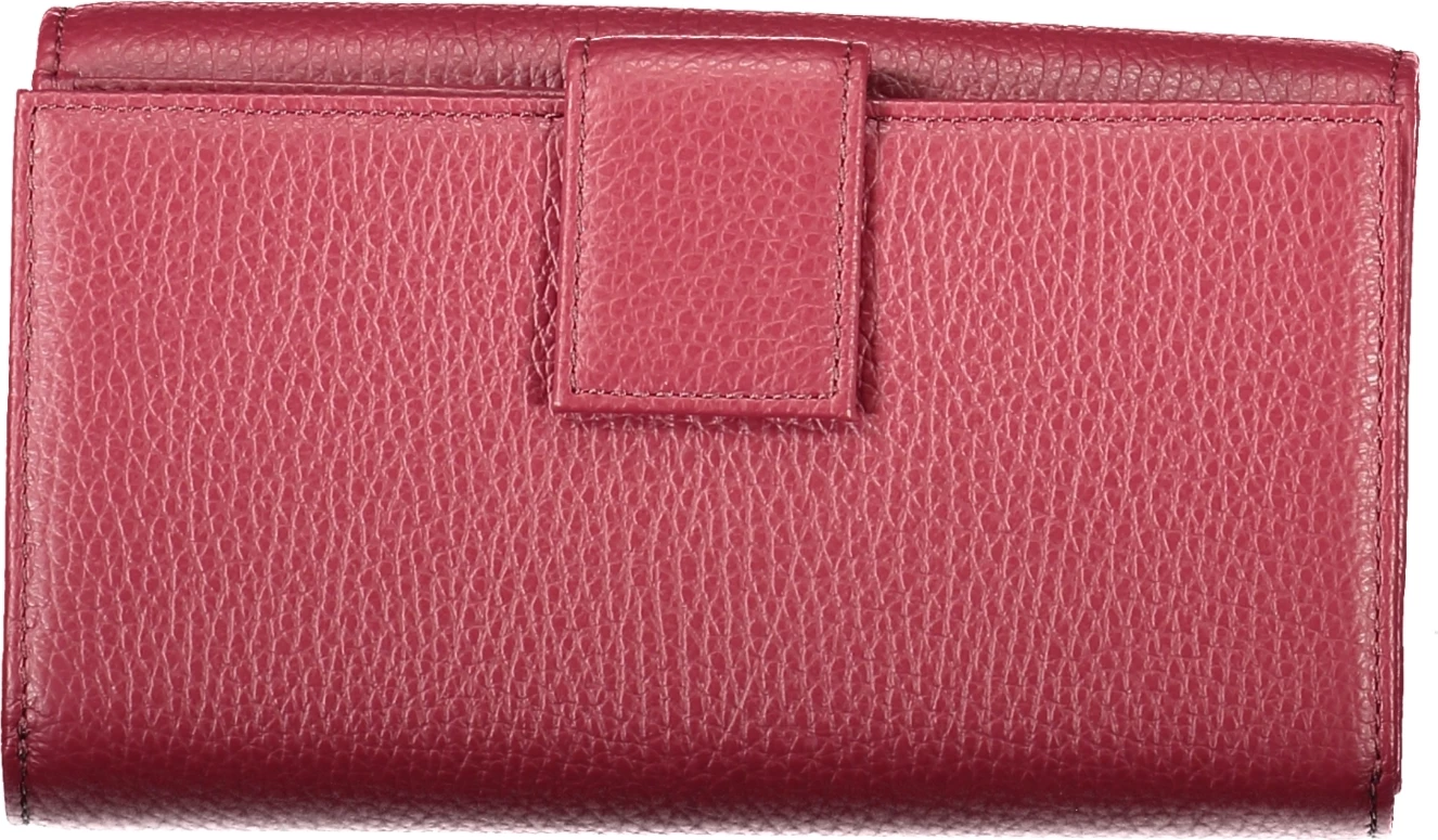 Portofol femra COCCINELLE Metallic Soft, kuq