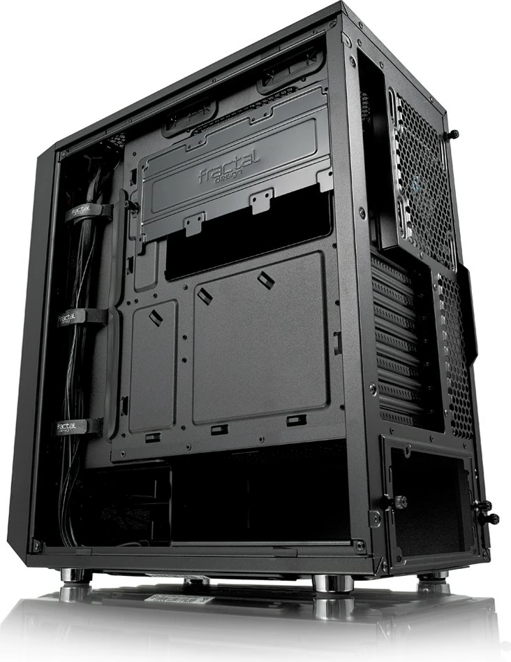 Kasë Fractal Design Meshify C, Midi Tower, PC, ATX, ITX, micro ATX, e zezë