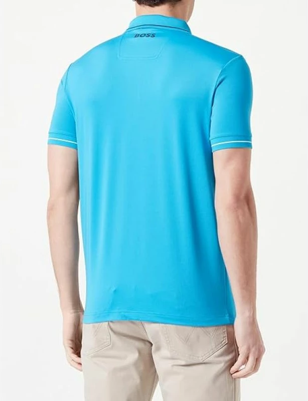 Maicë polo për meshkuj Boss, turquoise