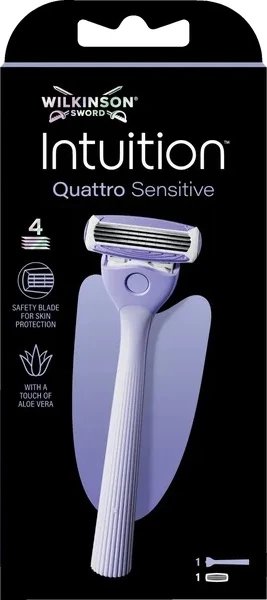 Rroje për femra Wilkinson Intuition Quattro Sensitive 4 thika