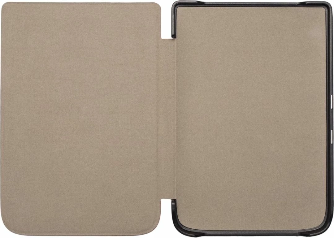 Këllëf PocketBook Shell Case 632 Touch (WPUC-627-S-GY) 6" eko-lëkurë, gri
