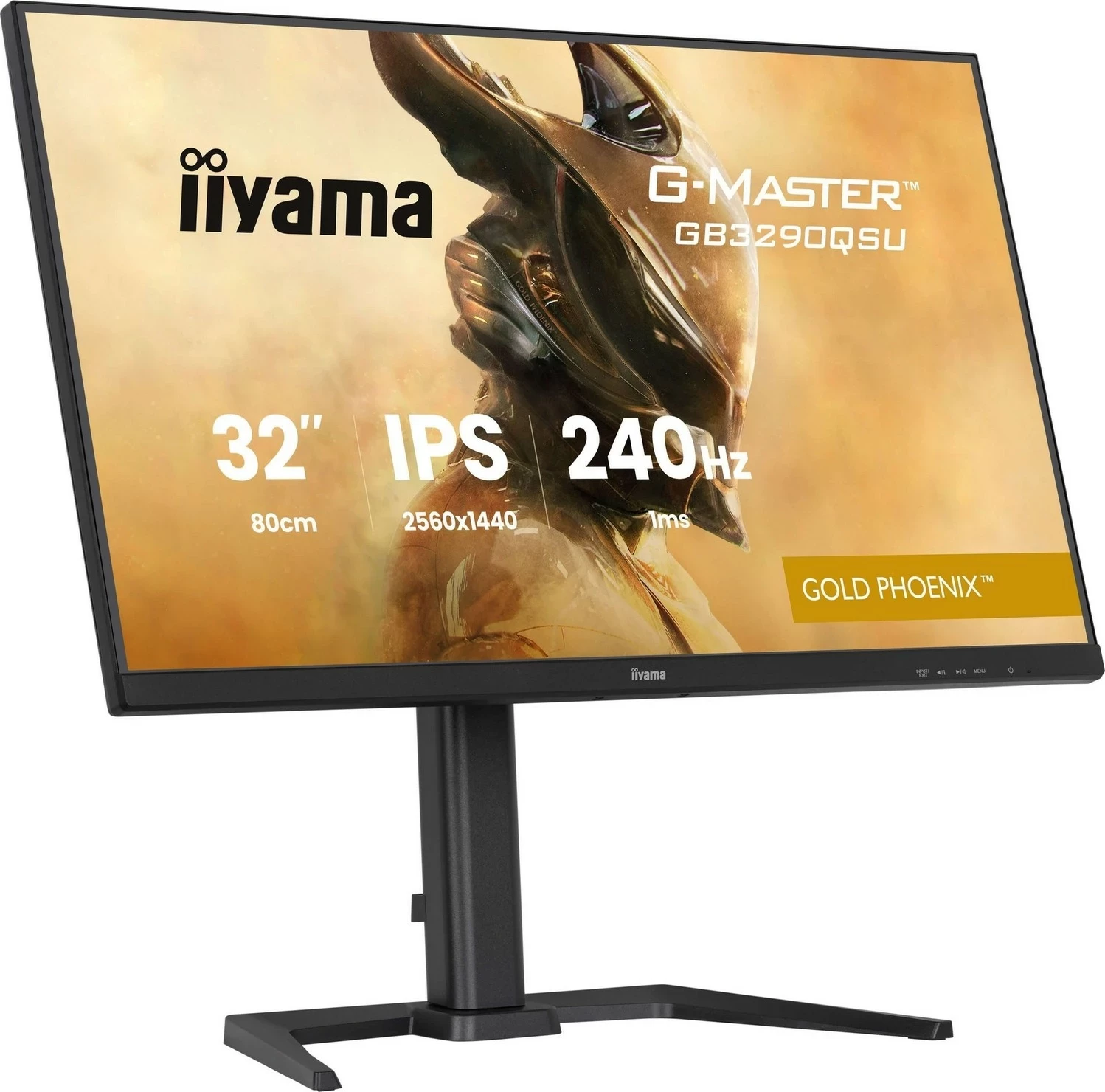 Monitor gaming iiyama G-Master GB3290QSU-B1 Gold Phoenix, 31.5 inch, QHD, 240Hz, IPS, e zi