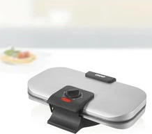 Aparat vaflash UNOLD 48241, metal, 2 vafla, termostat i rregullueshëm, ngjyrë e zezë