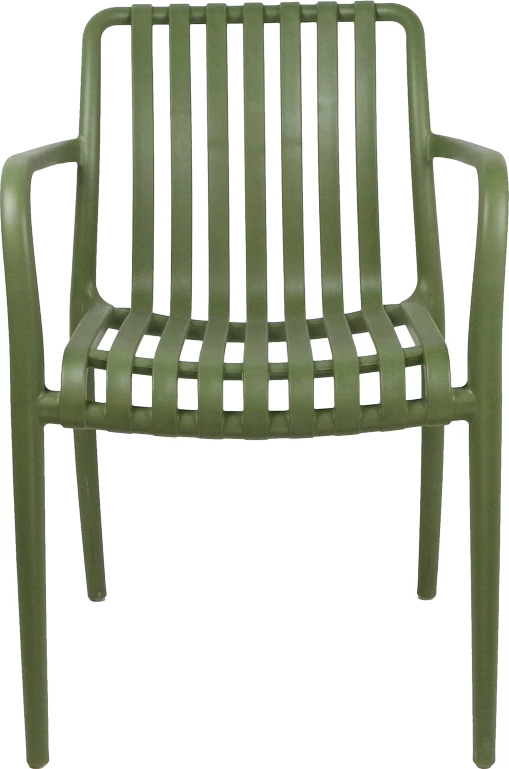 Karrige për kopsht Zoi, ngjyrë e gjelbër e errët, 58.5x54x80cm