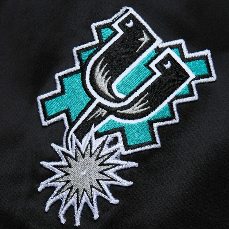 Jakne për meshkuj Mitchell & Ness, të zeza