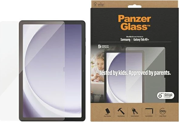 Xham mbrojtës PanzerGlass Ultra-Wide Fit për Samsung Galaxy Tab A9 Plus 11"