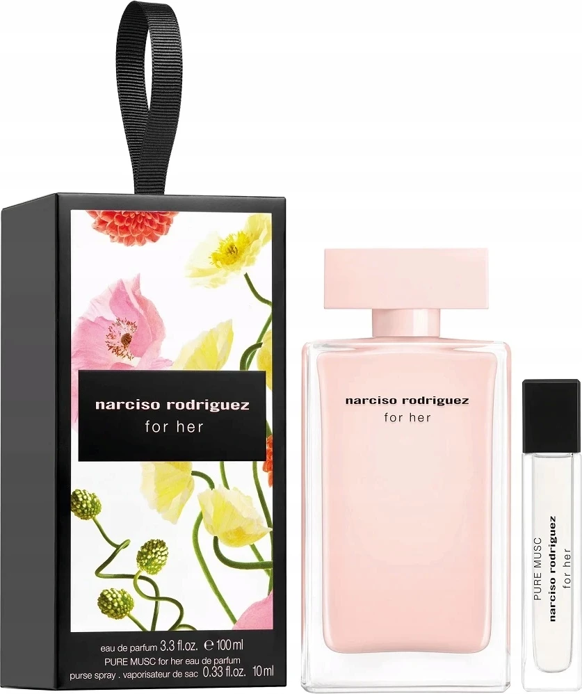 Set Eau de Parfum për femra Narciso Rodriguez For Her + Pure Musc For Her, 100ml + 10ml