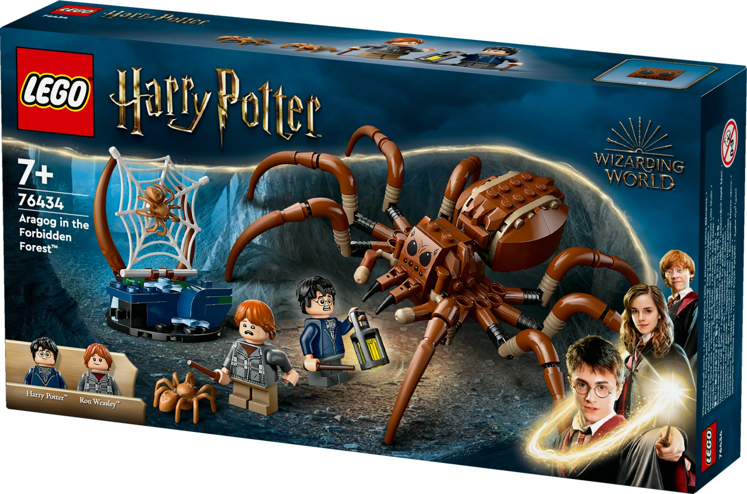 Set ndërtimi LEGO Harry Potter Aragog në Pyllin e Ndaluar, 195 pjesë, Multingjyrësh