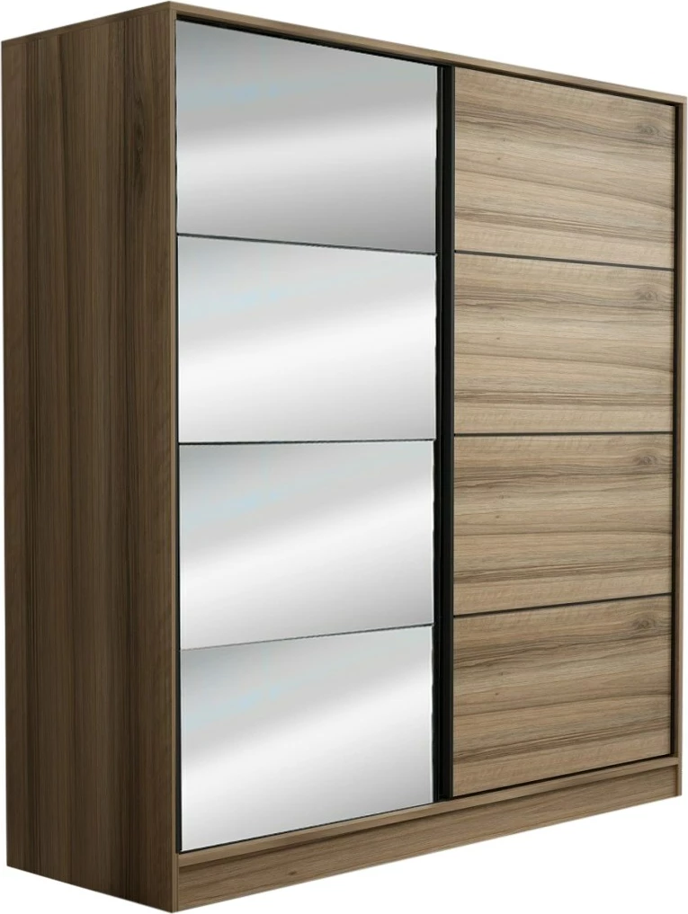 Dollap Hanah Home, Kale - 3978, ngjyrë dore, me pasqyrë