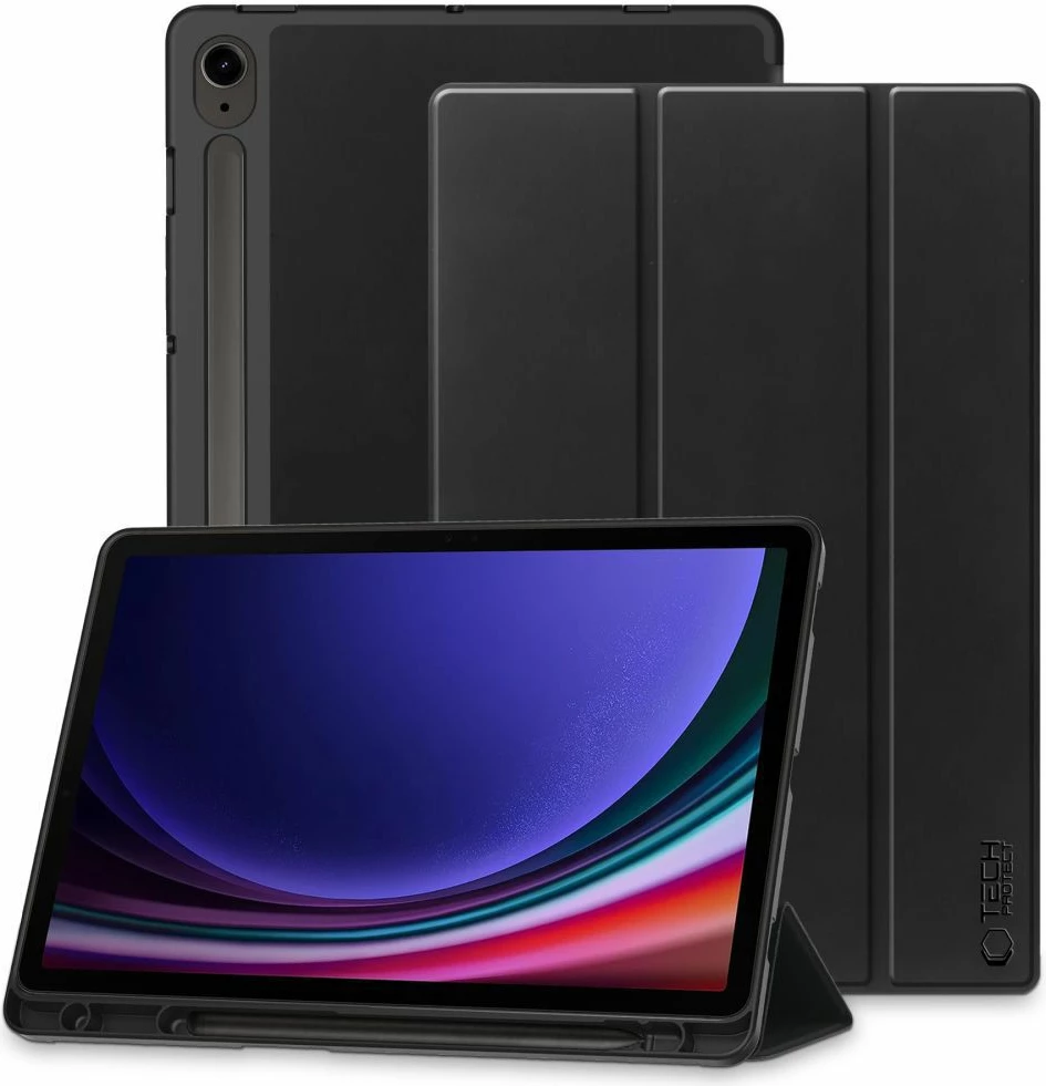 Mbështjellës Tech-Protect SC Pen për Samsung Galaxy Tab S9 FE 10.9" X510/X516B, i zi