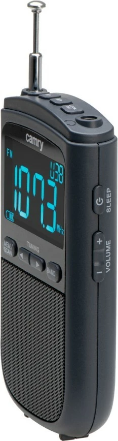 Radio portabile Camry CR1905, FM/AM, ekran LCD, USB-C, e zezë
