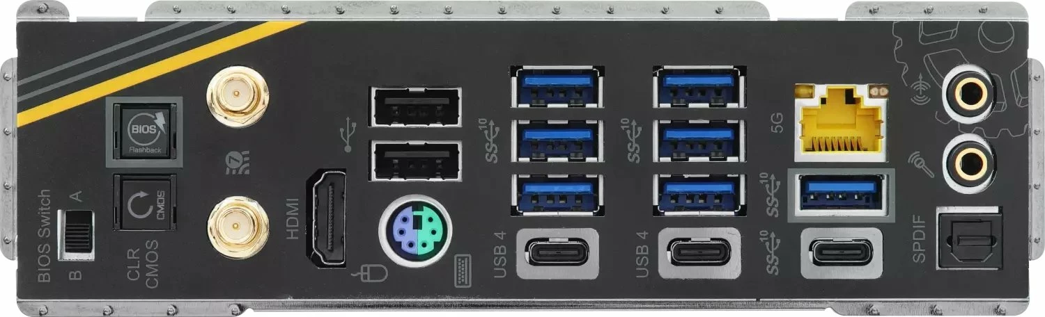Pllakë amë ASRock X870E Taichi OCF, AM5, ATX, DDR5 128GB, Wi‑Fi 7, e zezë me detaje ari