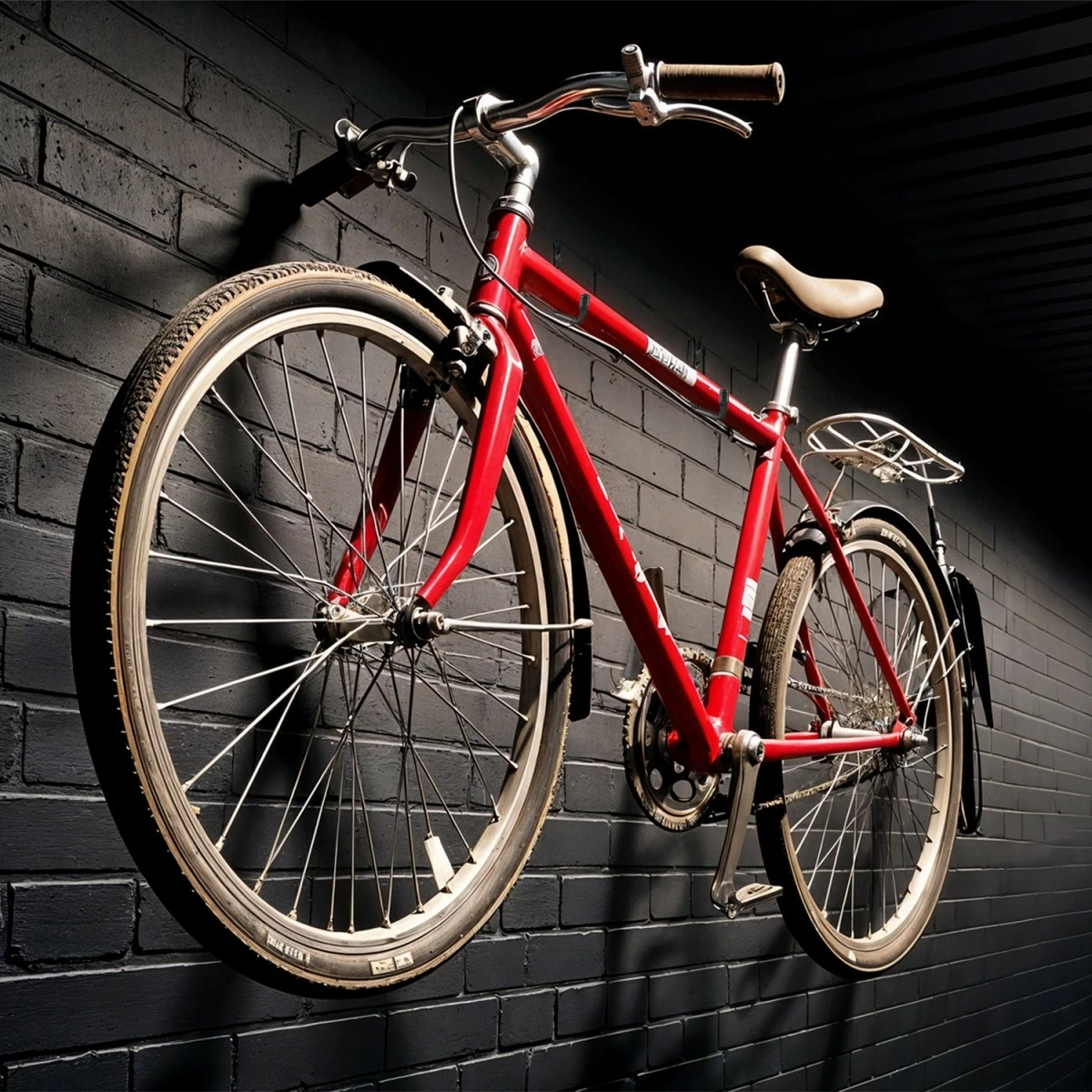 Mbajtës muri çeliku Maclean MC-489, set 2 copë, ngjyrë e zezë, max 22kg