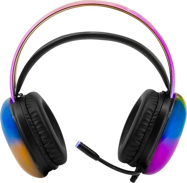 Kufje Tracer GameZone GZ X4, me mikrofon, me dritë RGB, me kabllo, multikolor