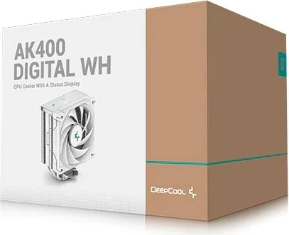 Kasë ftohëse DEEPCOOL AK400 DIGITAL SE WH, për procesor, e bardhë