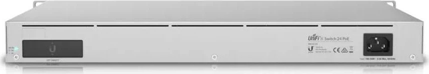 Switch Ubiquiti USW-Enterprise-24-PoE, 24 porta PoE, 2 SFP+ 10G, për RACK 19"