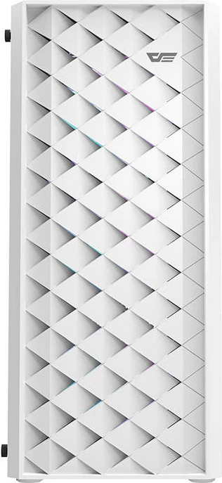 Kasë Darkflash DK351, Middle Tower, me 4 ventilatorë RGB, e bardhë