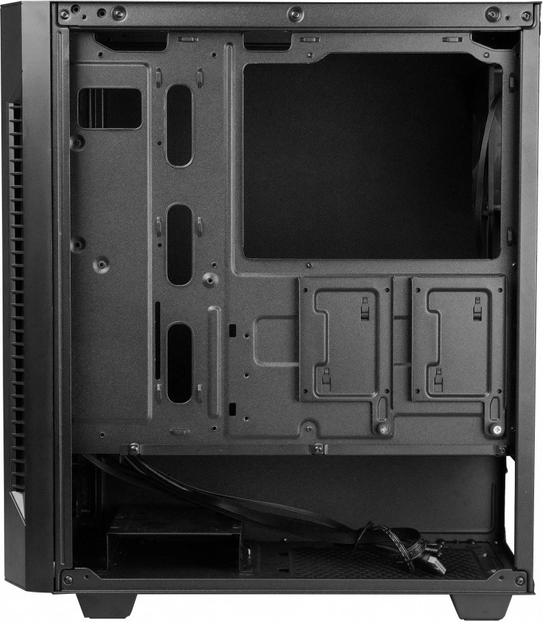Kasë Chieftec AS-01B-OP midi tower, ATX/mATX/Mini-ITX, 4 fole disqesh, 1x120mm ventilator, radiator 280mm, USB 3.0, e zezë