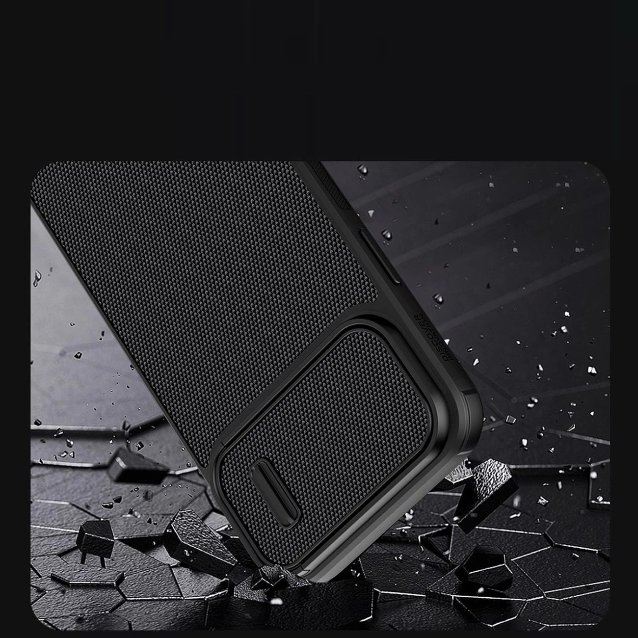 Mbështjellës Nillkin Textured S Case për iPhone 14 Pro Max me mbrojtje kamere, Blu