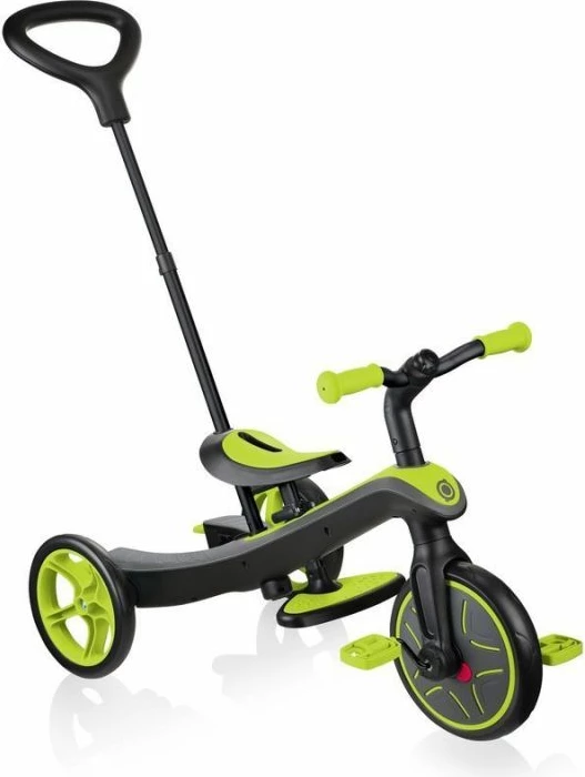 Biçikletë për fëmijë Globber Explorer Trike 4in1, e zezë dhe e verdhë