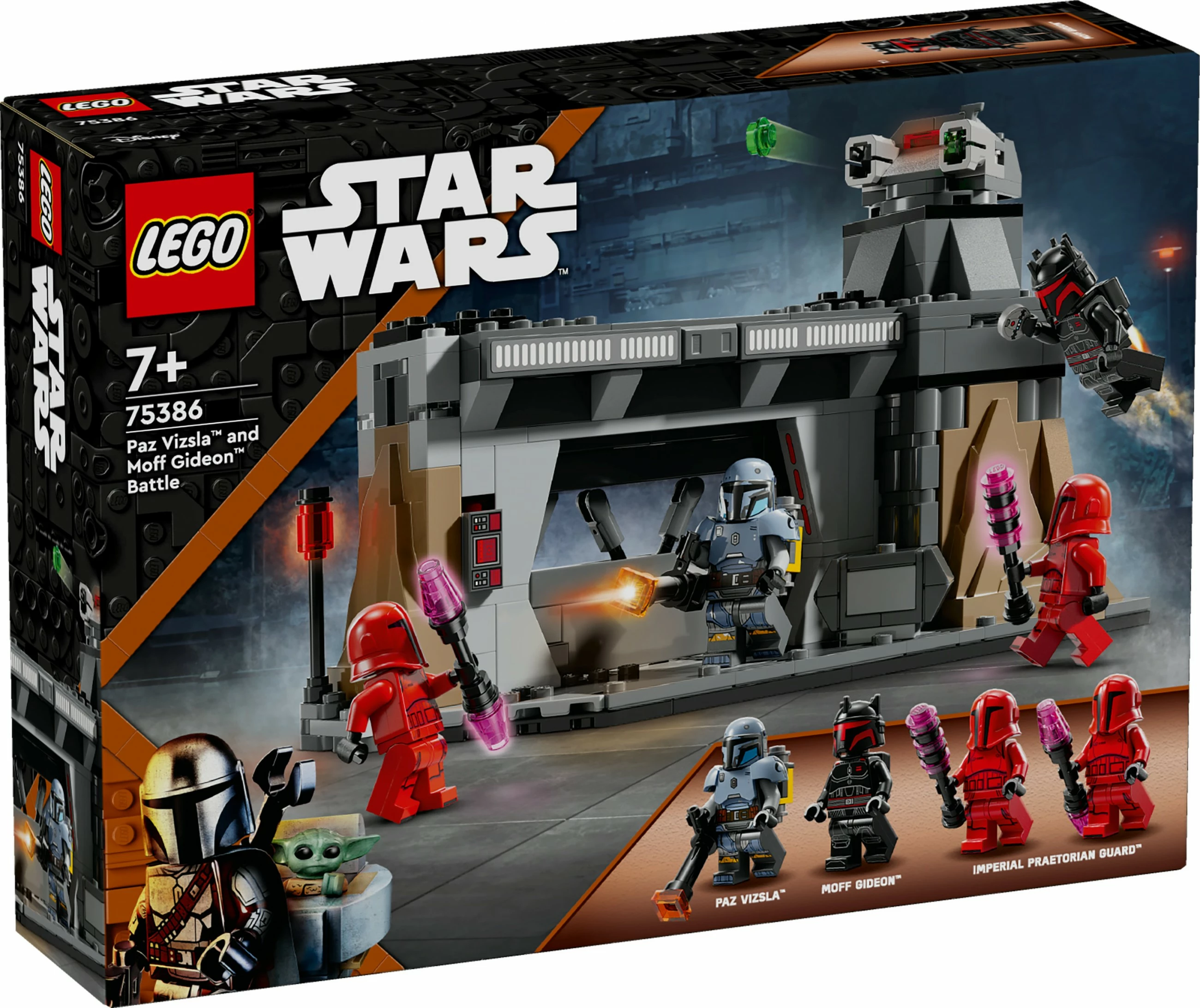 Set lodrash LEGO Star Wars 75386 duel Paz Vizsla Moff Gideon