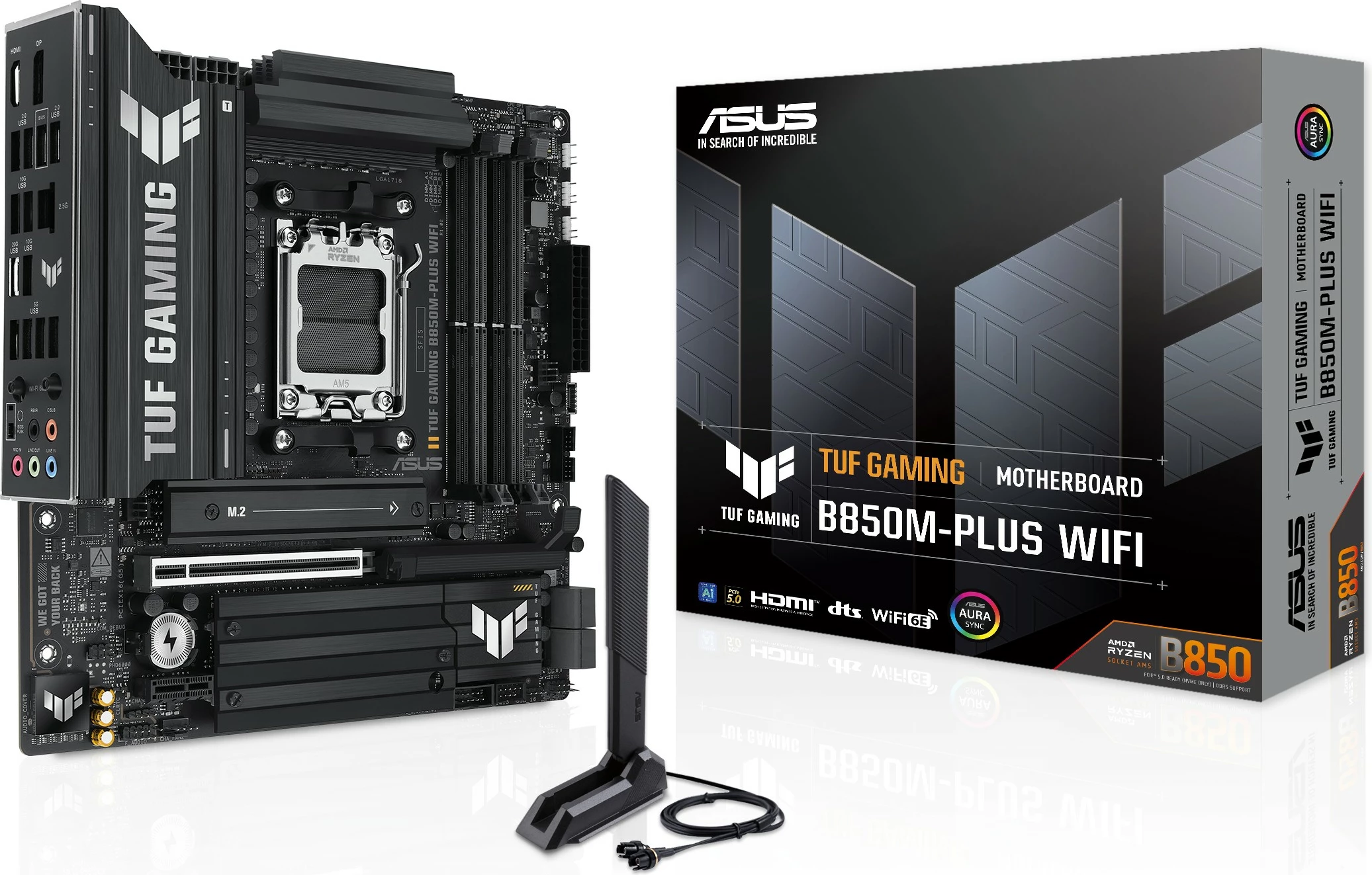 Pllakë amë ASUS TUF B850M-PLUS WIFI, micro ATX