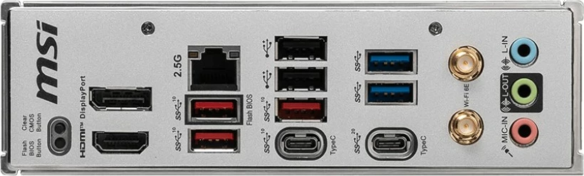 Pllakë amë MSI B650M PROJECT ZERO, Socket AM5, 128 GB, DDR5-SDRAM, argjendtë