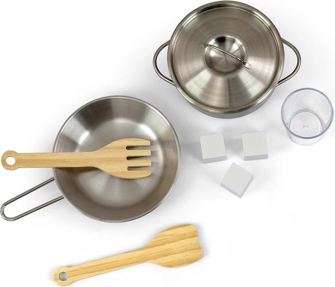 Set kuzhine druri Milly Mally Bjorn Pink me aksesorë, Rozë