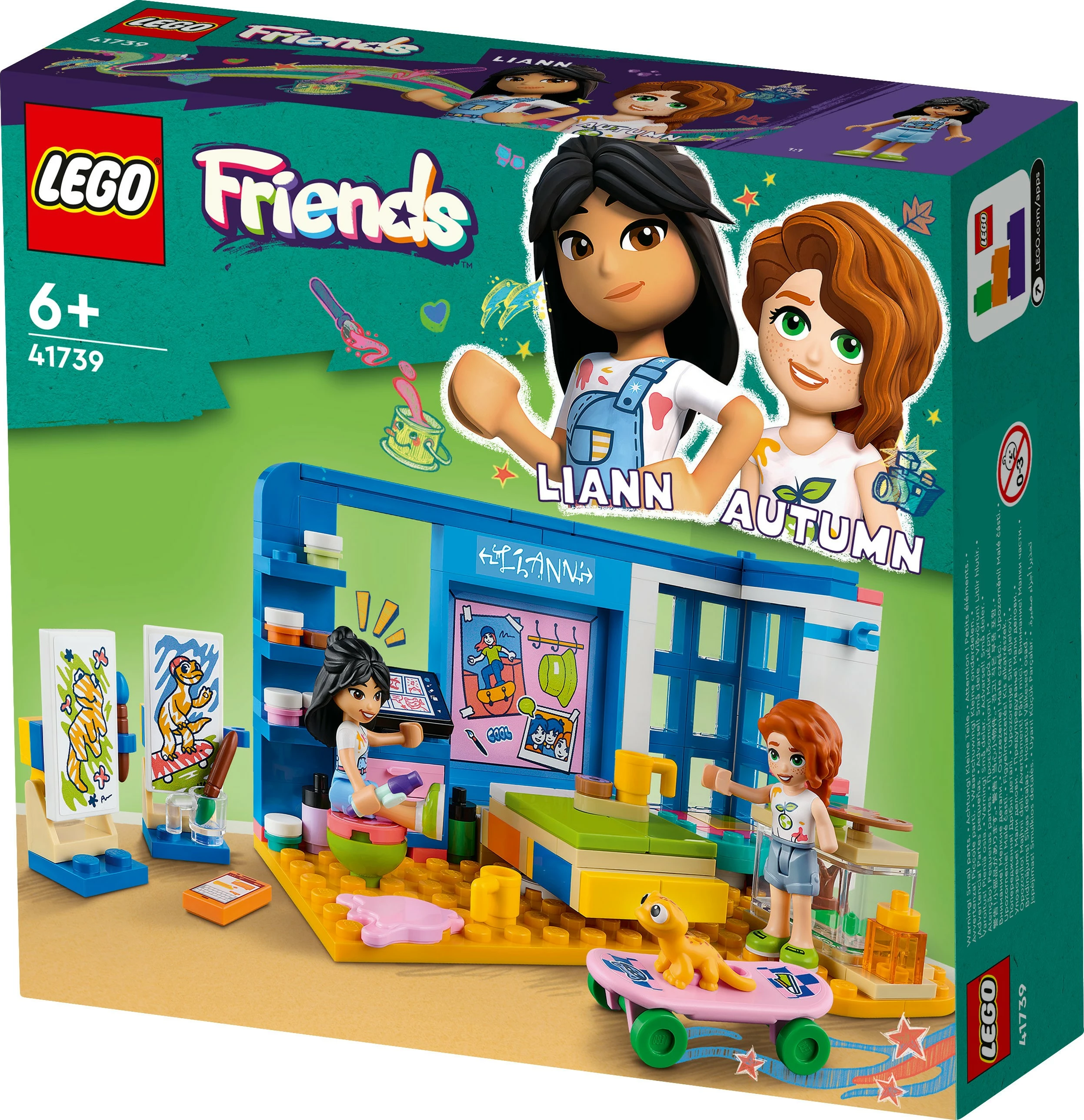 Set ndërtimi LEGO Friends 41739 Liann's Room, 204 pjesë, shumëngjyrëshe