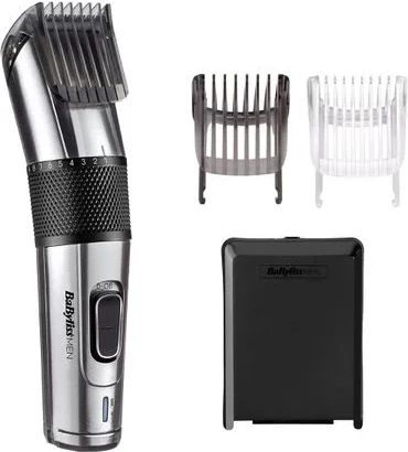 Makinë rroje qethëse dhe trimmer mjekre BaByliss E977E 26 nivele 0.5-25 mm pa kabllo/me kabllo argjendtë
