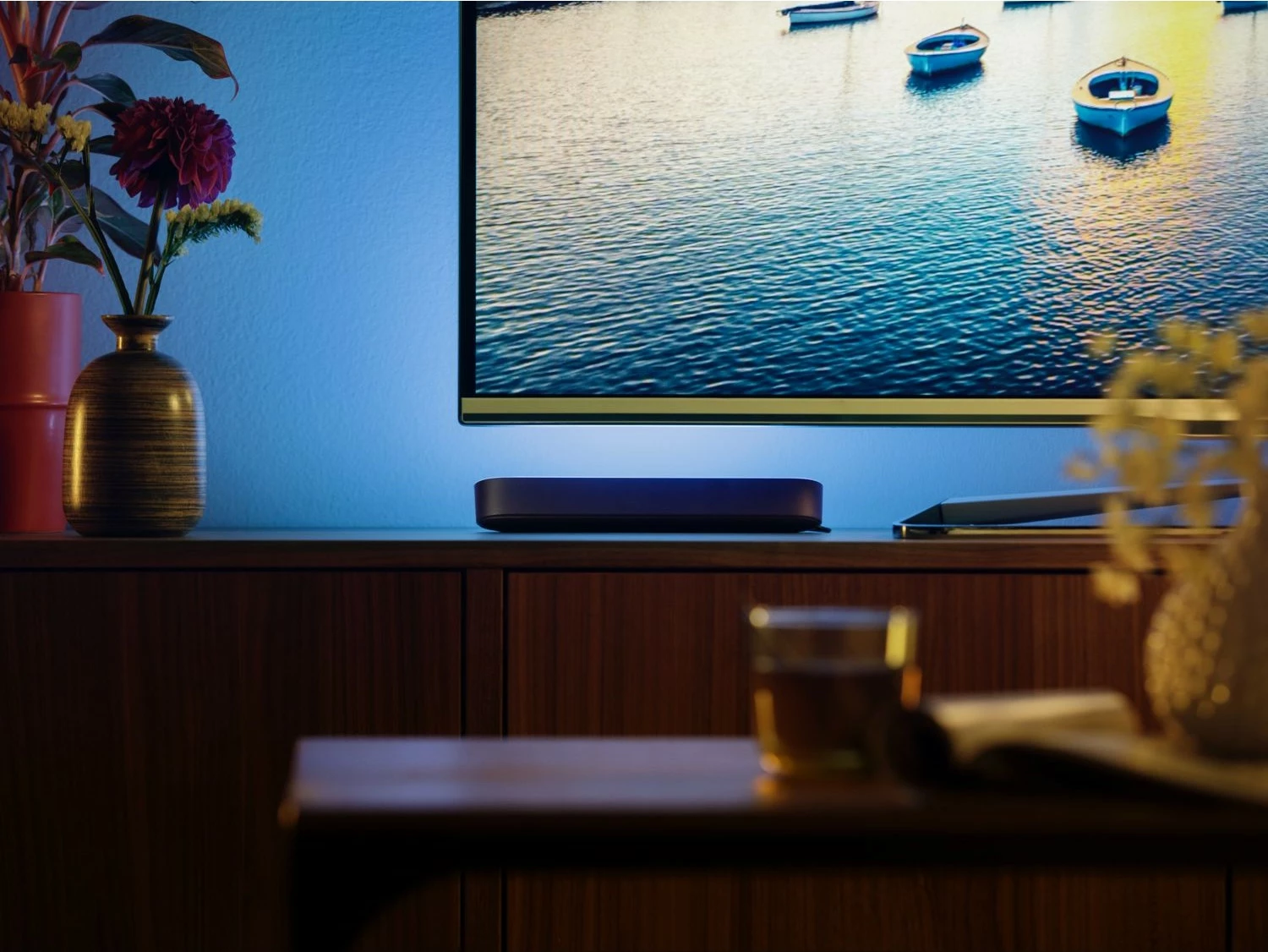 Llambë tavoline smart Philips Hue Play, LED, ZigBee, e zezë