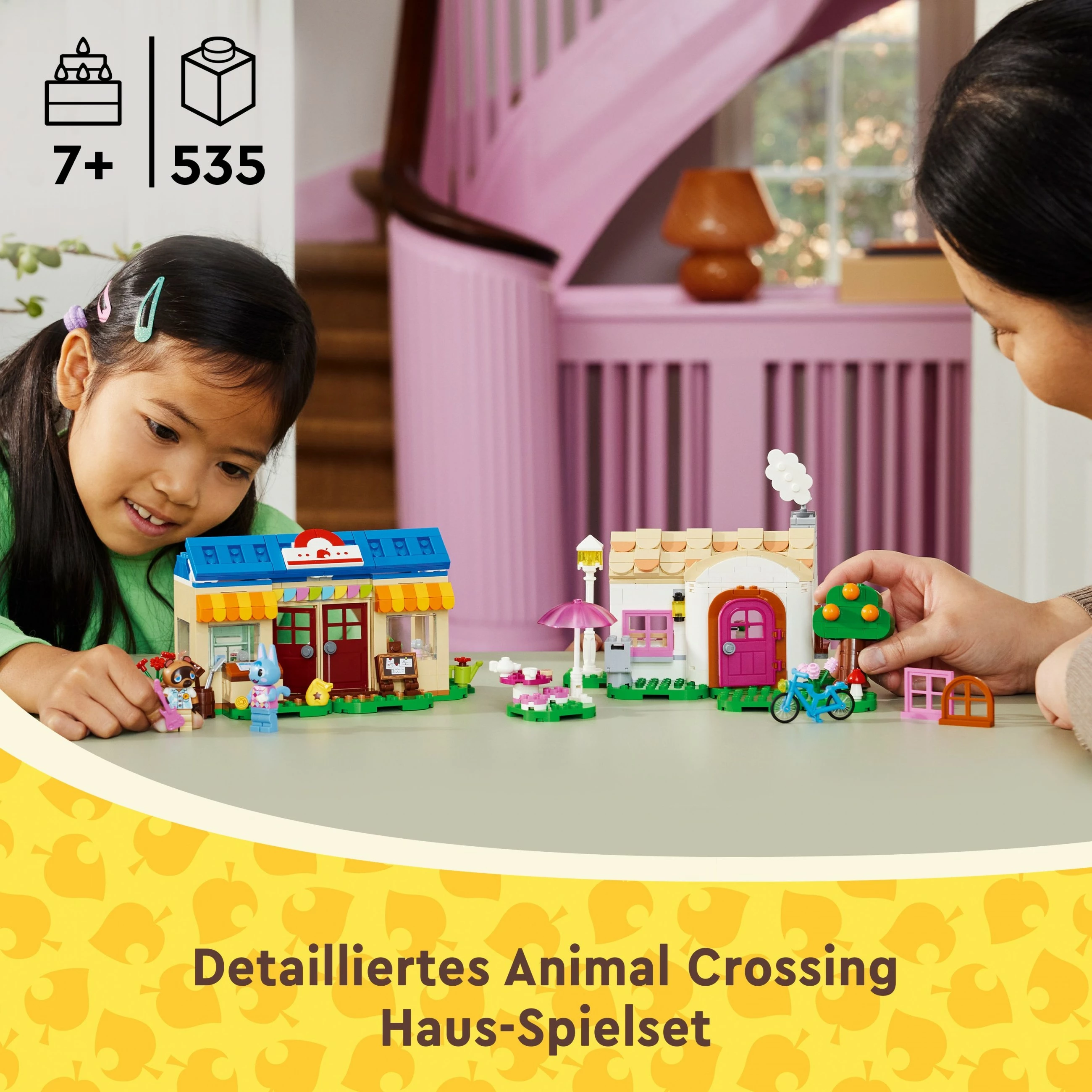 Set ndërtimi LEGO Animal Crossing 77050, 535 pjesë, shumëngjyrësh