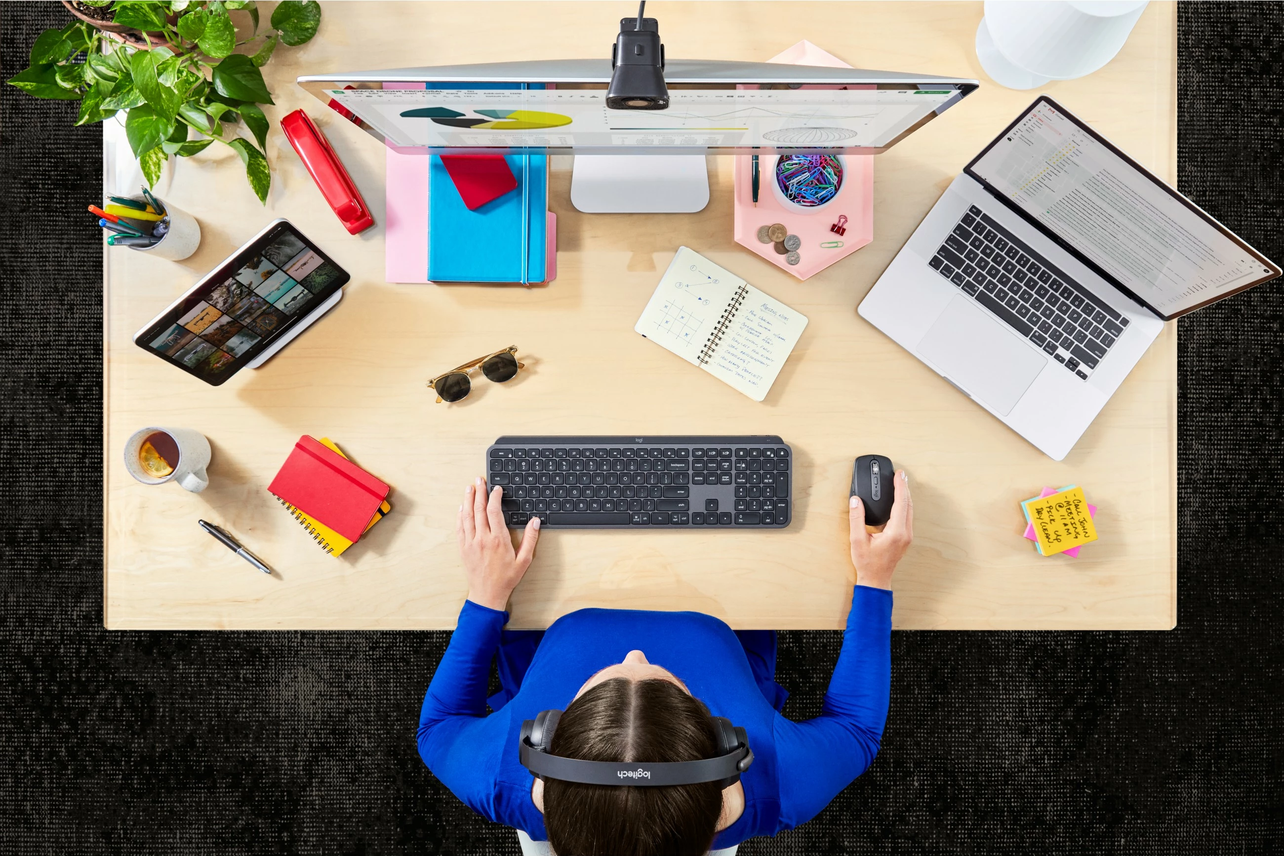 Tastierë Logitech MX Master Keys, wireless