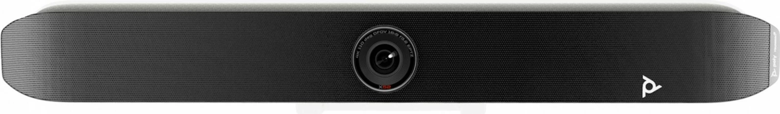 Video bar POLY Studio X52, 4K Ultra HD, mikrofon i integrum, i zi