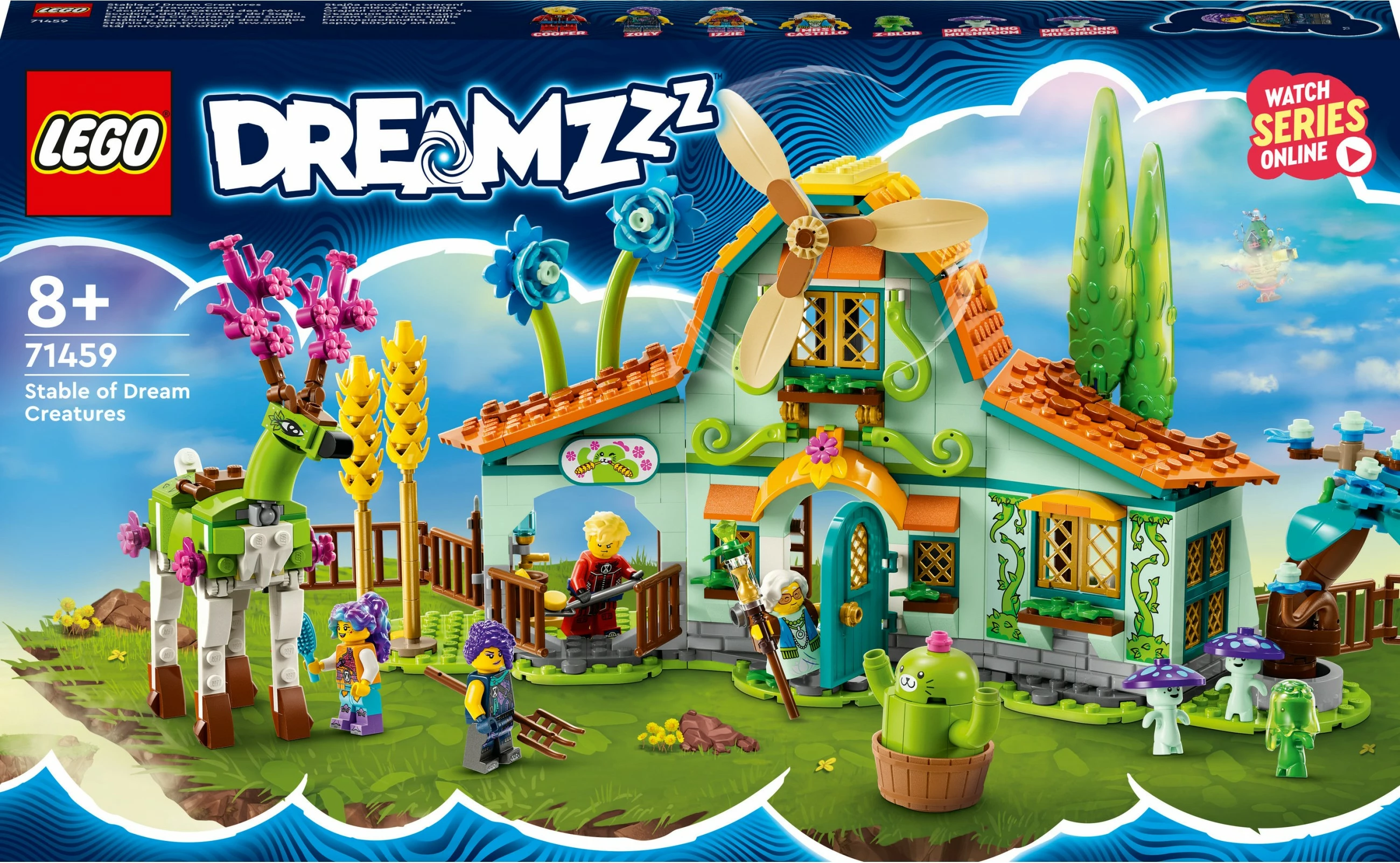 Set ndërtimi LEGO Stable of Dream Creatures, 681 pjesë, shumëngjyrësh