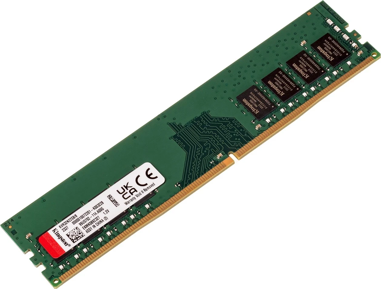 RAM Memorje Kingston KVR32N22S8/8, 8 GB DDR4 3200 MHz