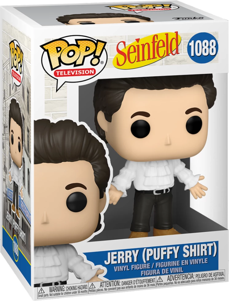 Figurinë vinyl Funko Pop! TV Seinfeld Jerry W/ Puffy Shirt