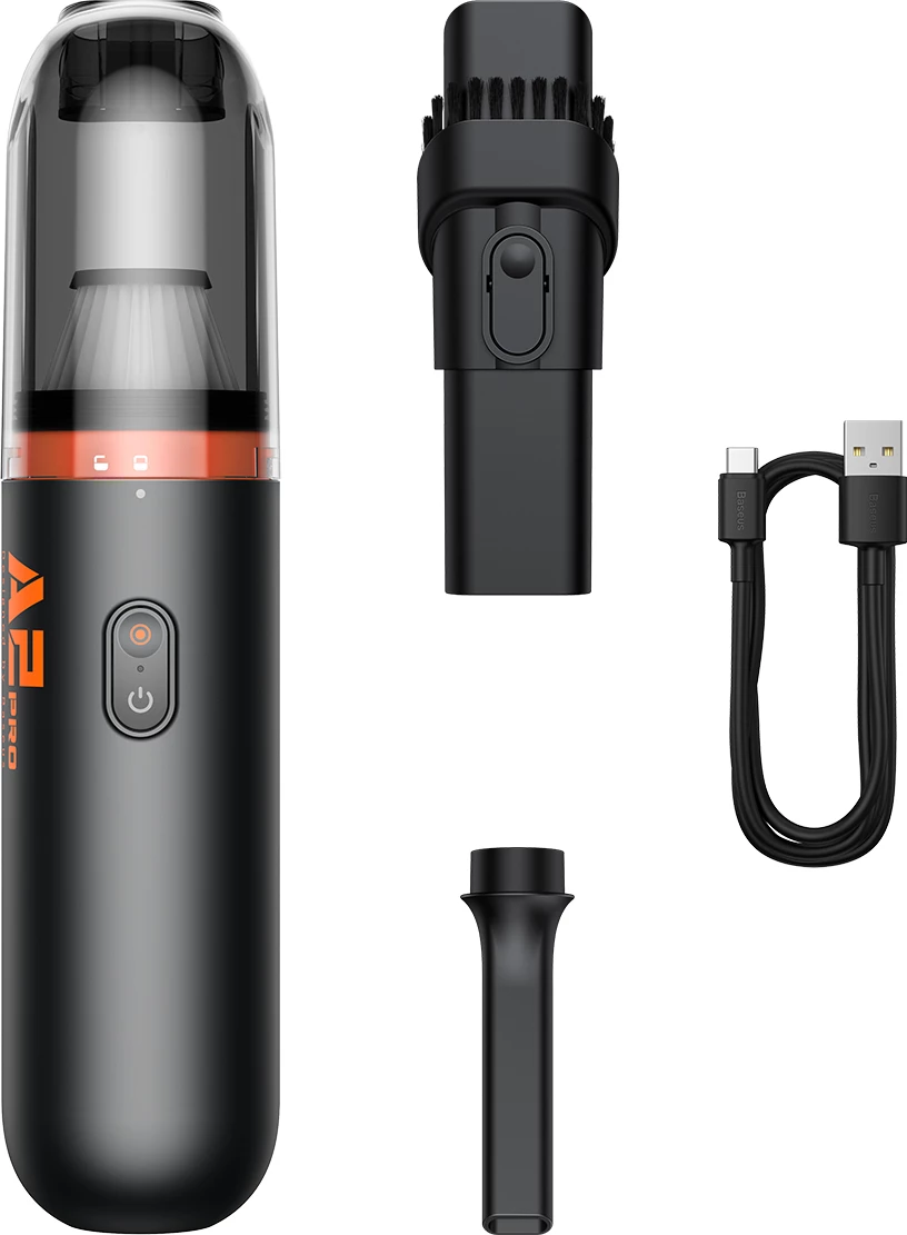 Fshesë portabile për makinë Baseus A2Pro, 6000Pa, 80W, e zezë