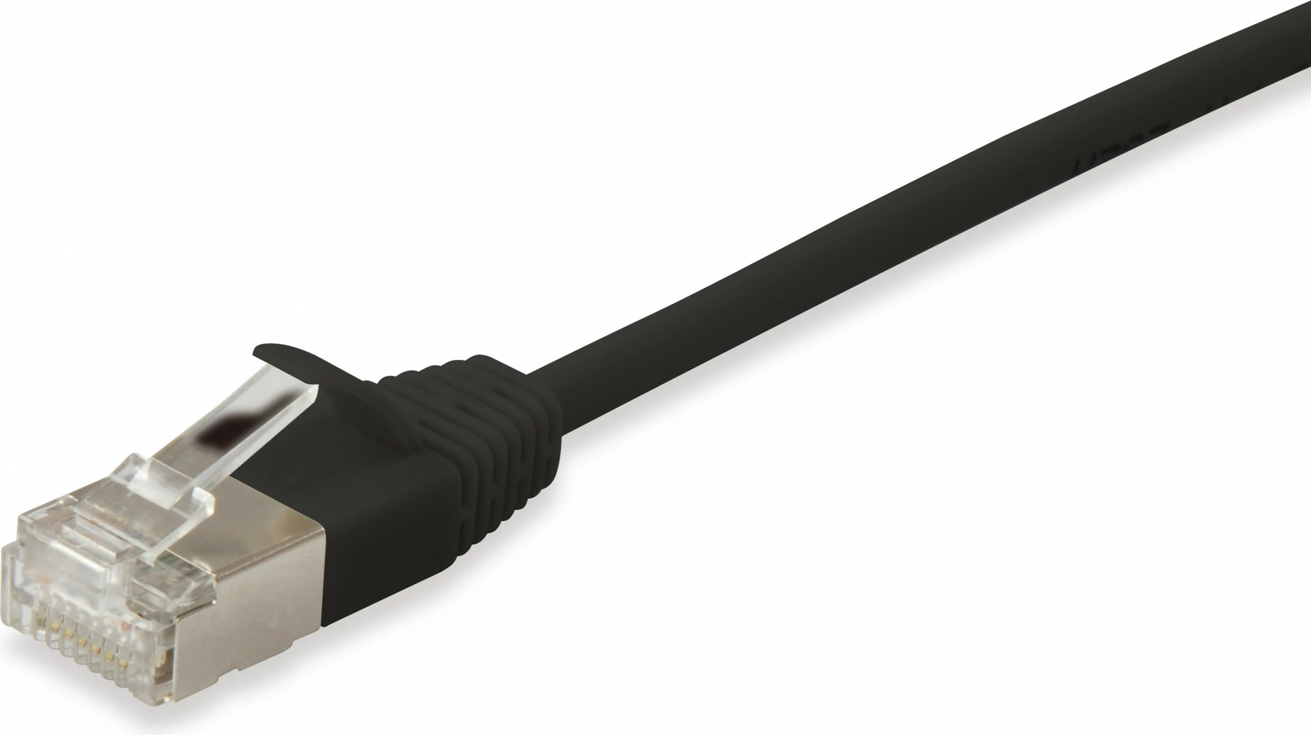 Kabllo rrjeti EQUIP Cat6a F/FTP Slim 0.5m e zezë