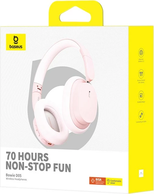 Kufje Baseus Bowie D05 Wireless, Rozë