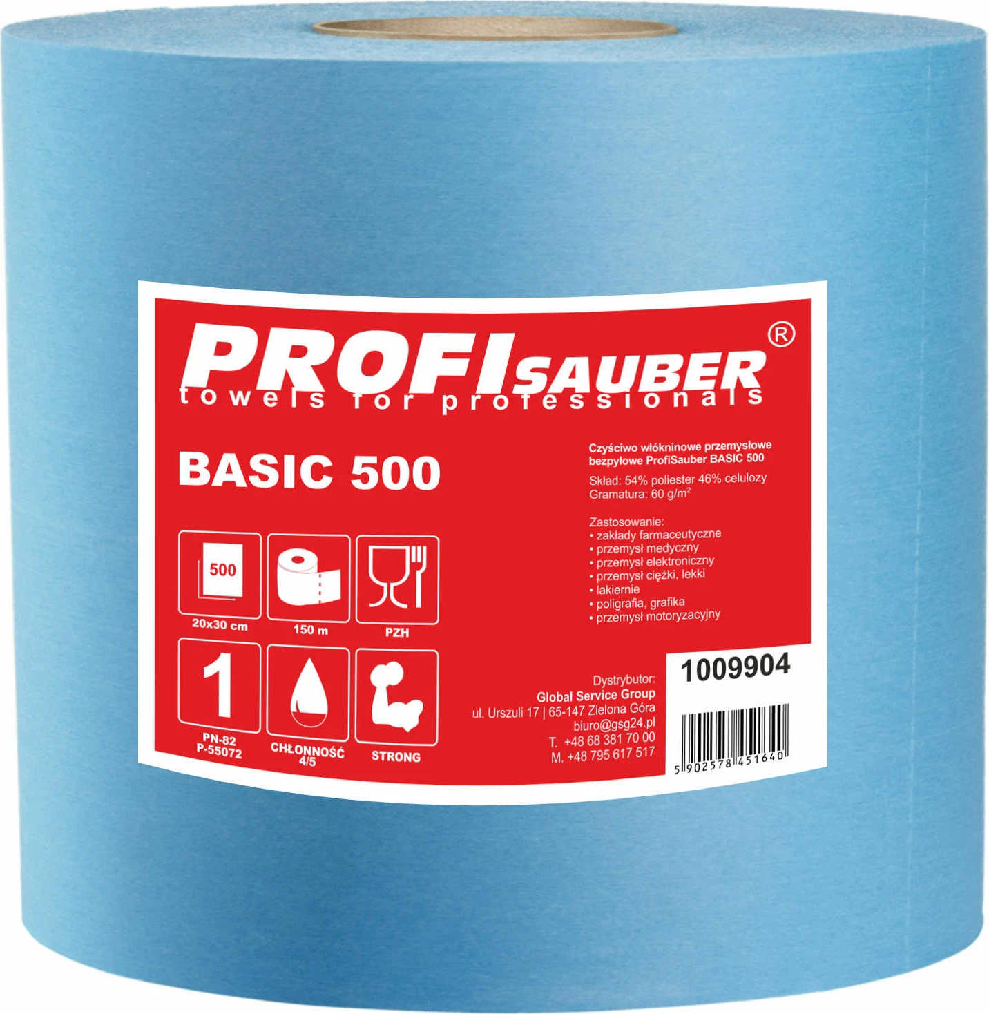 Leckë pastruese industriale Profi Sauber BASIC 500, 500 fletë, blu