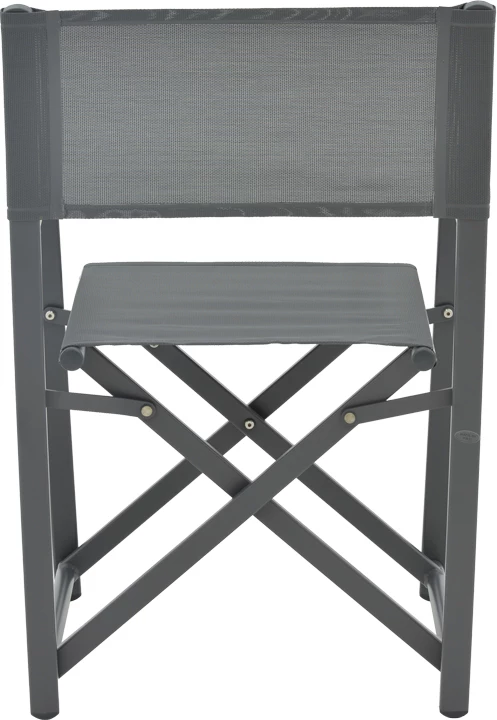 Karrige regjisori Mabu, ngjyrë e errët gri, alumin, 56x48x86cm