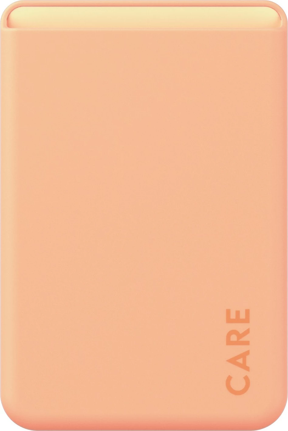 Mbështjellës kartelash PanzerGlass CARE Peachy për iPhone, silikon, transparent