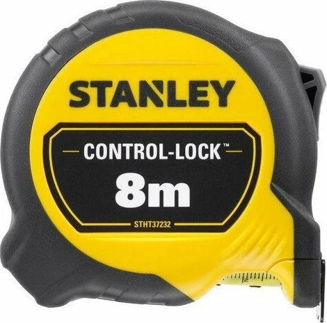 Metër rrotullues Stanley Control-Lock STHT37232-0 8m x 25mm, verdhë/zi