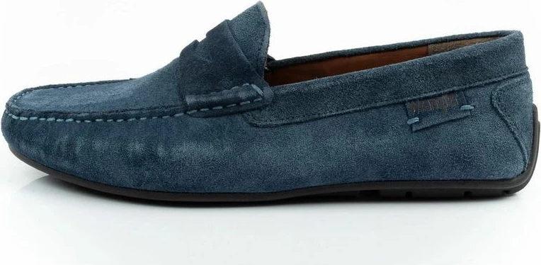 Këpucë meshkuj Wrangler Maifield Suede, navy blue