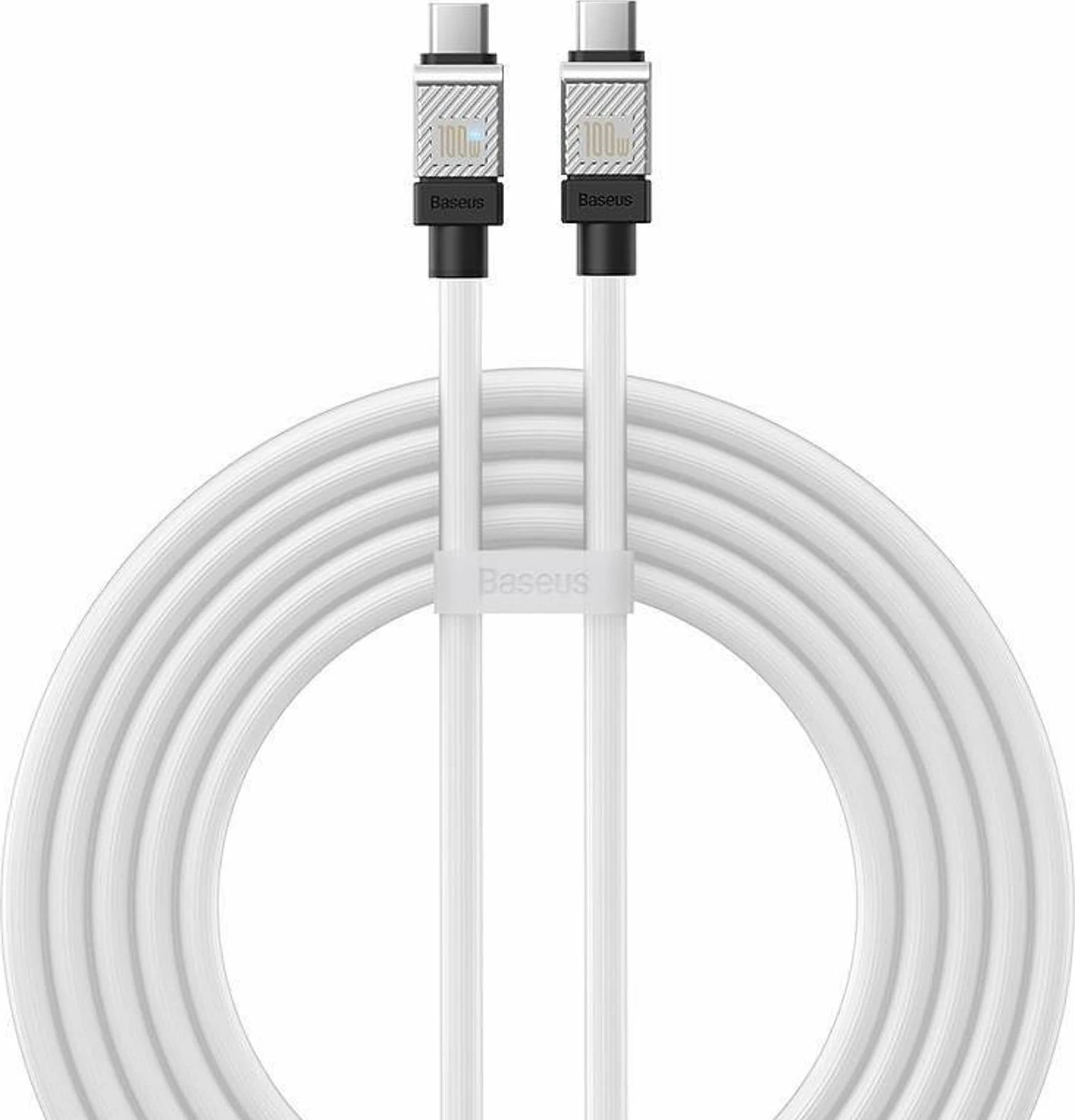 Kabl USB-C Baseus CAKW000302 USB-C në USB-C 2 m 100 W 480 Mbps i zi